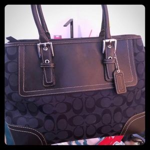 COACH Navy Blue Purse